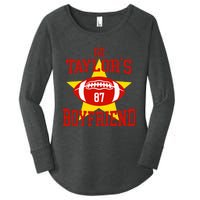 Go T.aylors Boyfriend Football Funny Go T.aylor's Boyfriend Women's Perfect Tri Tunic Long Sleeve Shirt