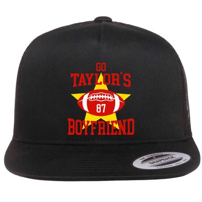 Go T.aylors Boyfriend Football Funny Go T.aylor's Boyfriend Flatbill Hat
