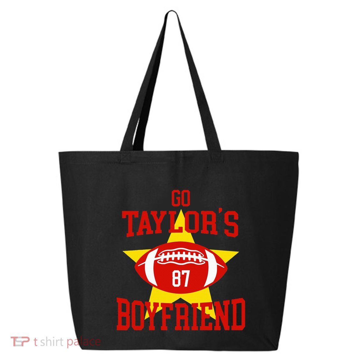 Go T.aylors Boyfriend Football Funny Go T.aylor's Boyfriend 25L Jumbo Tote