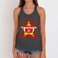 Go T.aylors Boyfriend Football Funny Go T.aylor's Boyfriend Women's Knotted Racerback Tank