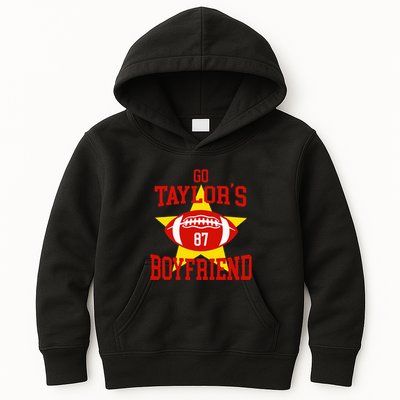 Go T.aylors Boyfriend Football Funny Go T.aylor's Boyfriend Kids Hoodie