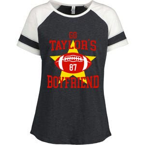 Go T.aylors Boyfriend Football Funny Go T.aylor's Boyfriend Enza Ladies Jersey Colorblock Tee