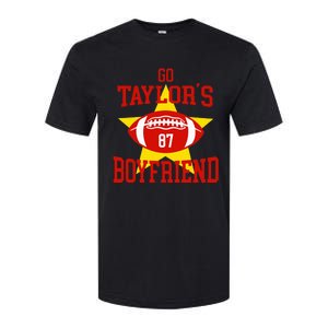 Go T.aylors Boyfriend Football Funny Go T.aylor's Boyfriend Softstyle CVC T-Shirt