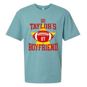 Go T.aylors Boyfriend Football Funny Go T.aylor's Boyfriend Sueded Cloud Jersey T-Shirt