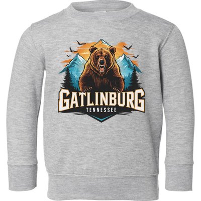 Gatlinburg Tennessee Bear Mountain Adventure Toddler Sweatshirt