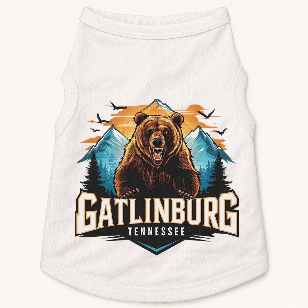 Gatlinburg Tennessee Bear Mountain Adventure Doggie Tank