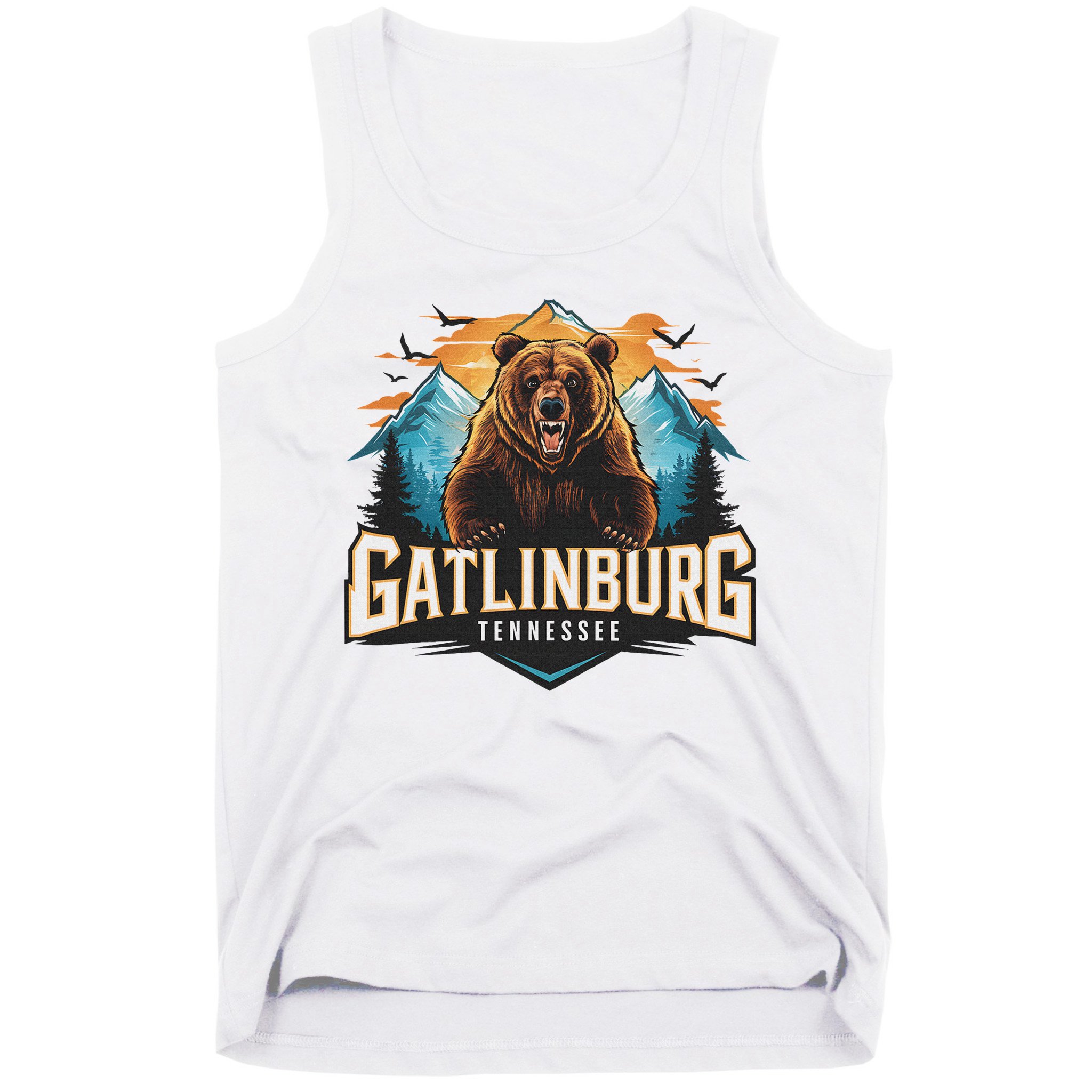 Gatlinburg Tennessee Bear Mountain Adventure Tank Top
