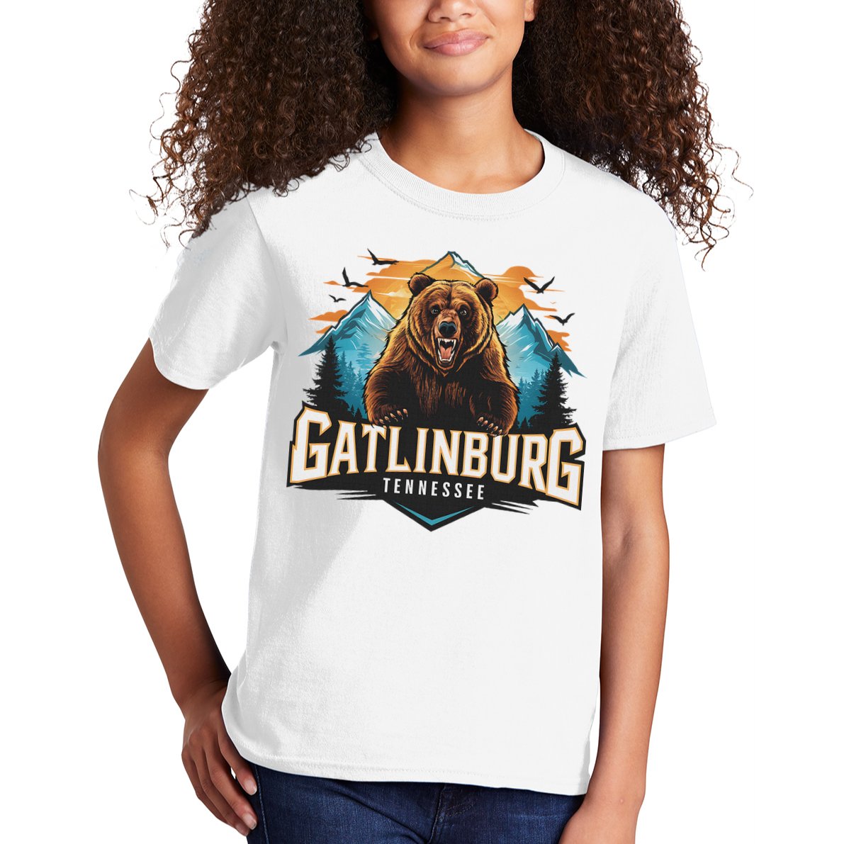 Gatlinburg Tennessee Bear Mountain Adventure Kids T-Shirt