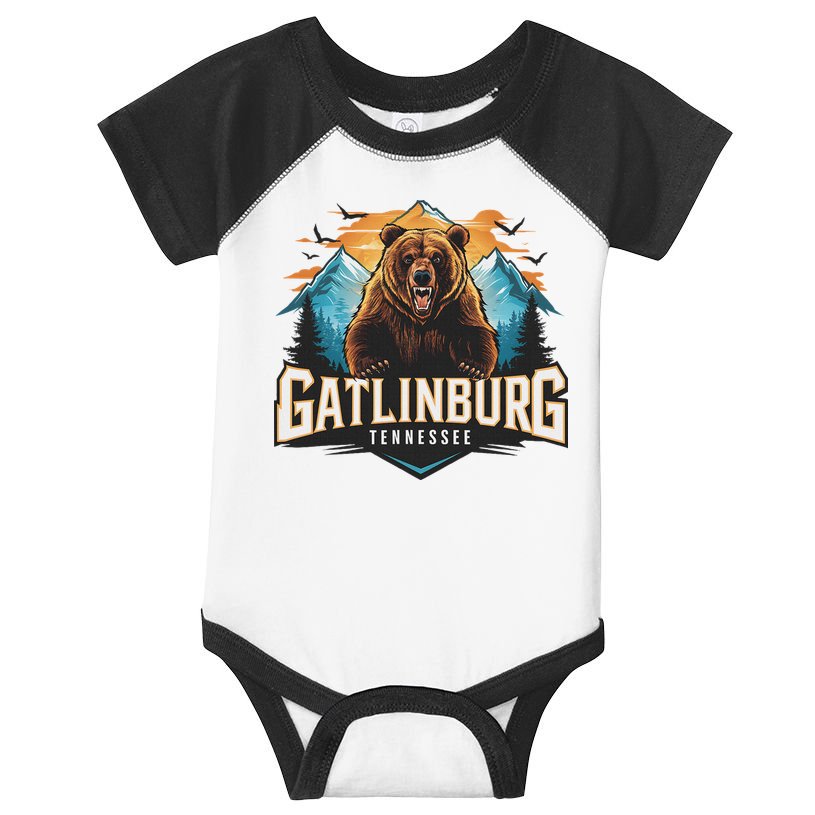 Gatlinburg Tennessee Bear Mountain Adventure Infant Baby Jersey Bodysuit