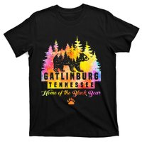 Gatlinburg Tennessee Bear Great Smoky Mountains Tie Dye T-Shirt