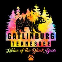 Gatlinburg Tennessee Bear Great Smoky Mountains Tie Dye Bucket Hat