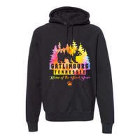 Gatlinburg Tennessee Bear Great Smoky Mountains Tie Dye Premium Hoodie