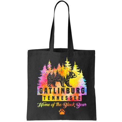 Gatlinburg Tennessee Bear Great Smoky Mountains Tie Dye Bag