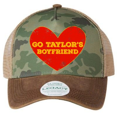 Go Taylor’S Boyfriend Red Heart Funny Here For Taylor Thing Legacy Tie Dye Trucker Hat