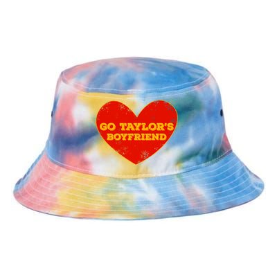 Go Taylor’S Boyfriend Red Heart Funny Here For Taylor Thing Tie Dye Newport Bucket Hat