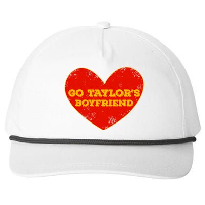 Go Taylor’S Boyfriend Red Heart Funny Here For Taylor Thing Snapback Five-Panel Rope Hat