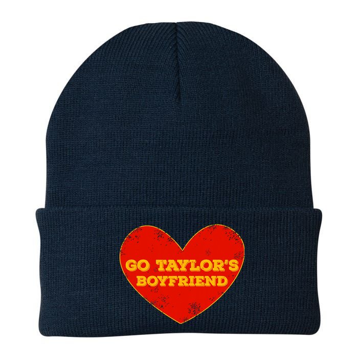 Go Taylor’S Boyfriend Red Heart Funny Here For Taylor Thing Knit Cap Winter Beanie