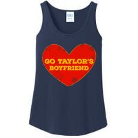 Go Taylor’S Boyfriend Red Heart Funny Here For Taylor Thing Ladies Essential Tank