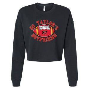 Go Taylors Boyfriend Sweatshirt Kansas City Cropped Pullover Crew