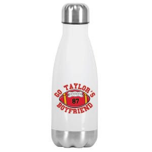 Go Taylors Boyfriend Sweatshirt Kansas City Stainless Steel Insulated Water Bottle