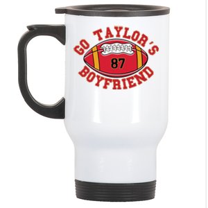 Go Taylors Boyfriend Sweatshirt Kansas City Stainless Steel Travel Mug