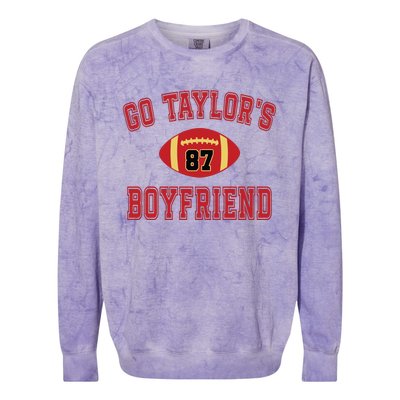 Go Taylors Boyfriend Sweatshirt Kansas City Colorblast Crewneck Sweatshirt