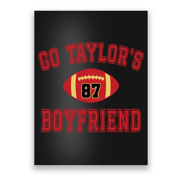 Go Taylors Boyfriend Sweatshirt Kansas City Poster