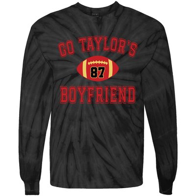 Go Taylors Boyfriend Sweatshirt Kansas City Tie-Dye Long Sleeve Shirt