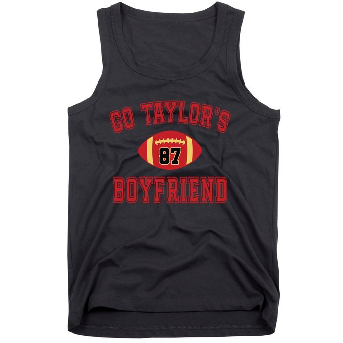 Go Taylors Boyfriend Sweatshirt Kansas City Tank Top