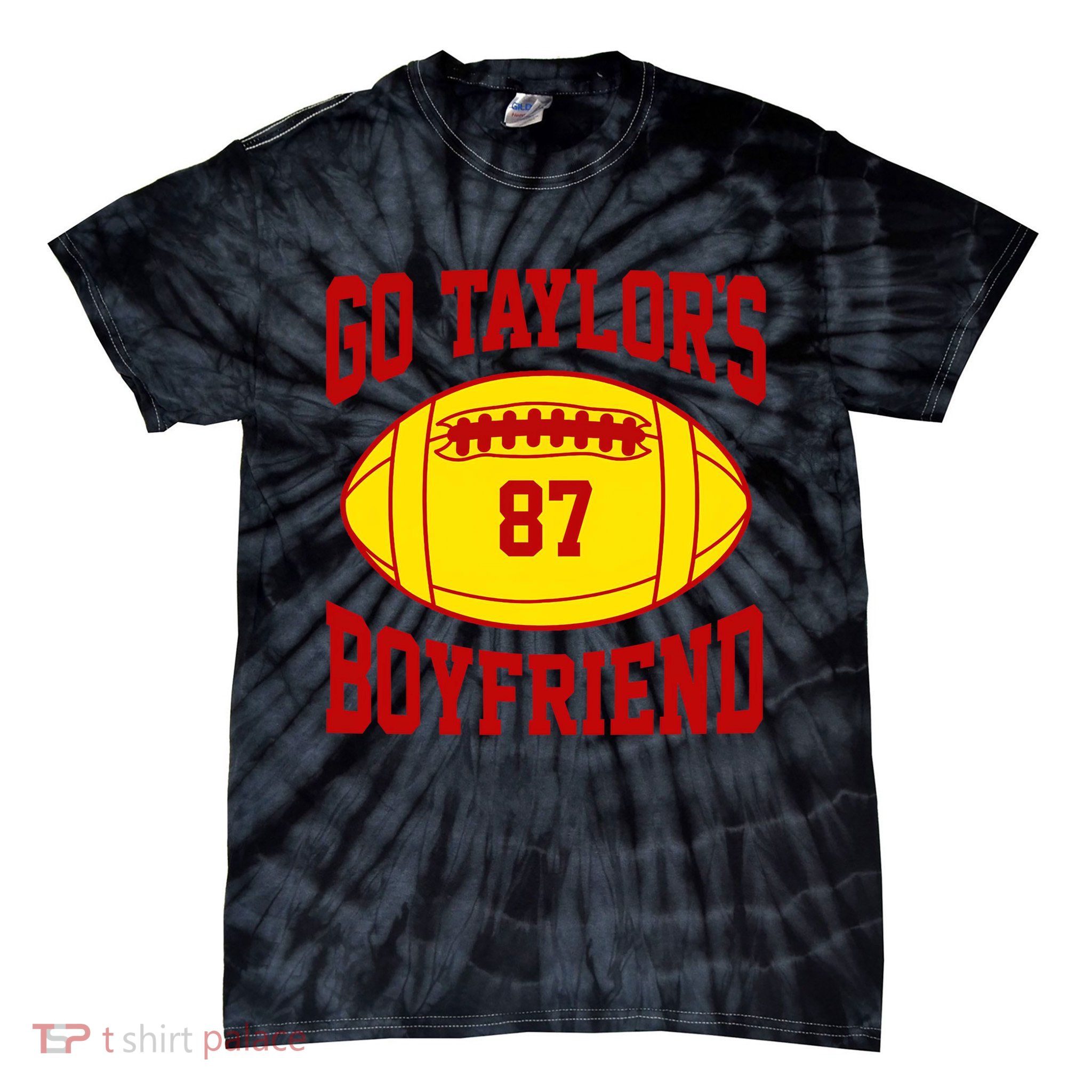 Go Taylors Boyfriend Ball Gift Friends Tie-Dye T-Shirt