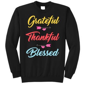 Grateful Thankful Blessed Sweatshirt