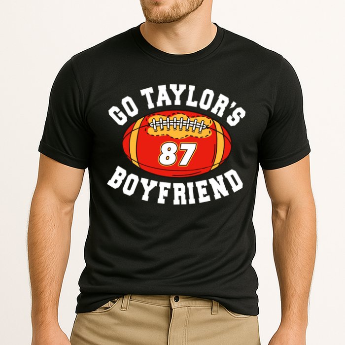 Go TaylorS Boyfriend I Just Here For Travis Performance Shirt