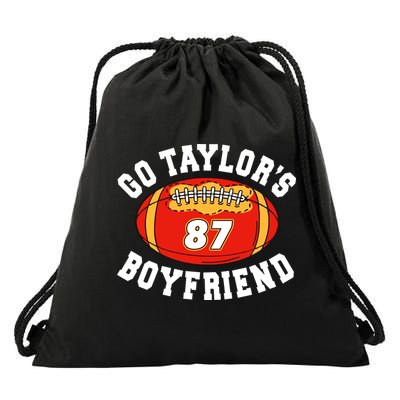 Go TaylorS Boyfriend I Just Here For Travis Drawstring Bag