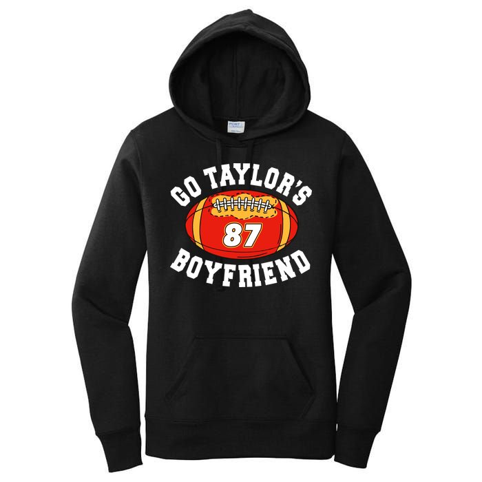 Go TaylorS Boyfriend I Just Here For Travis Women's Pullover Hoodie
