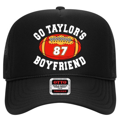 Go TaylorS Boyfriend I Just Here For Travis Trucker Hat