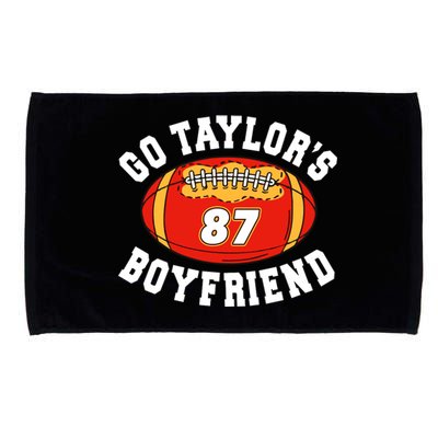 Go TaylorS Boyfriend I Just Here For Travis Microfiber Hand Towel