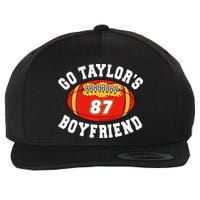 Go TaylorS Boyfriend I Just Here For Travis Wool Snapback Cap