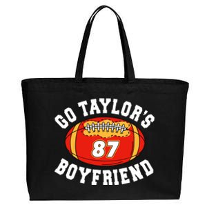 Go TaylorS Boyfriend I Just Here For Travis Cotton Canvas Jumbo Tote