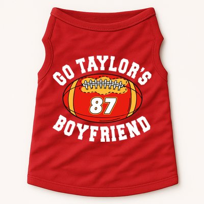 Go TaylorS Boyfriend I Just Here For Travis Doggie Tank