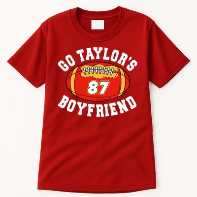 Go TaylorS Boyfriend I Just Here For Travis Tall T-Shirt