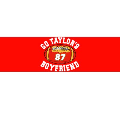 Go TaylorS Boyfriend I Just Here For Travis Bumper Sticker