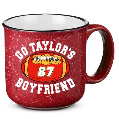Go TaylorS Boyfriend I Just Here For Travis 15oz Campfire Ceramic Mug