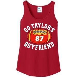 Go TaylorS Boyfriend I Just Here For Travis Ladies Essential Tank