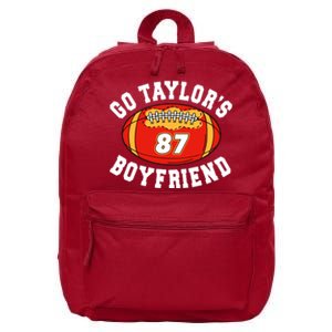 Go TaylorS Boyfriend I Just Here For Travis 16 in Basic Backpack