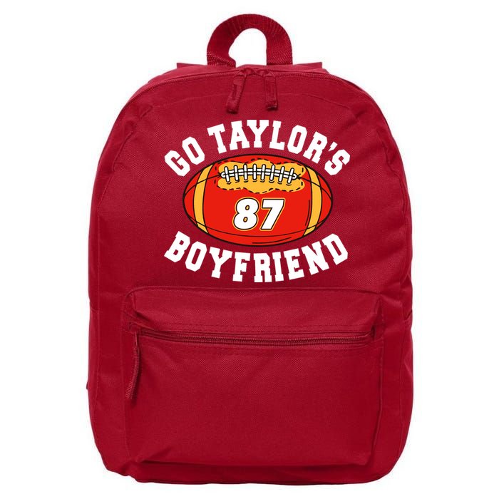 Go TaylorS Boyfriend I Just Here For Travis 16 in Basic Backpack