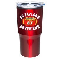 Go TaylorS Boyfriend I Just Here For Travis Tumbler