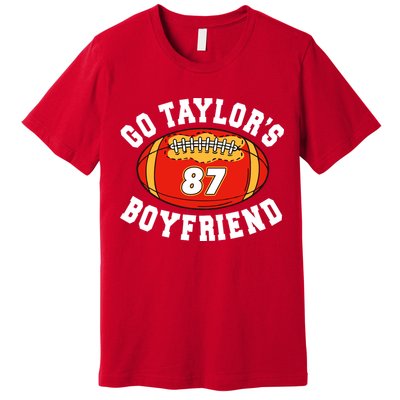 Go TaylorS Boyfriend I Just Here For Travis Premium T-Shirt