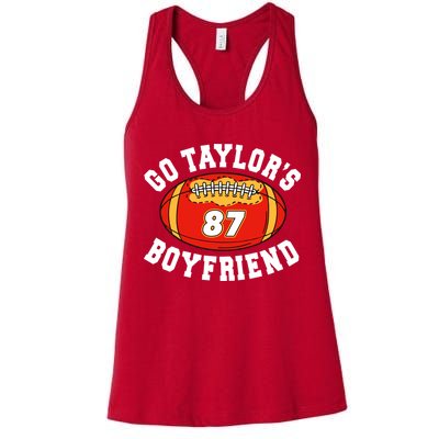 Go TaylorS Boyfriend I Just Here For Travis Womens Tank Top