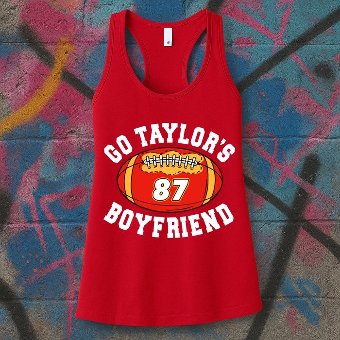 Go TaylorS Boyfriend I Just Here For Travis Womens Tank Top