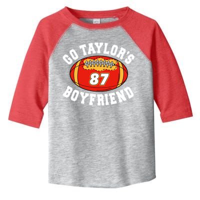 Go TaylorS Boyfriend I Just Here For Travis Toddler Fine Jersey T-Shirt